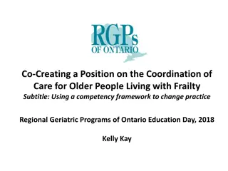 Enhancing Care Coordination for Older Adults with Frailty: A Competency Framework Approach