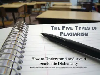 Avoiding Plagiarism: Types, Consequences, and Prevention