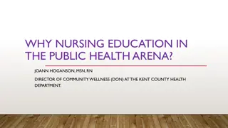 Nursing Education in Public Health: A Collaborative Approach at Kent County Health Department