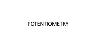 Potentiometry and Electrochemical Cells