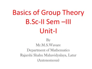 Basics of Group Theory in Mathematics