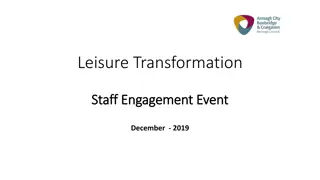 Staff Engagement Event - December 2019 Updates