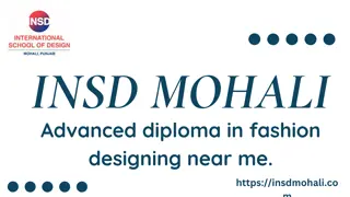 Discover Fashion Excellence with INSD Mohali's Advanced Diploma Program