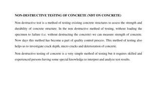 Importance of Non-Destructive Testing in Concrete Structures