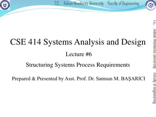 Structuring Systems Process Requirements in Systems Analysis & Design