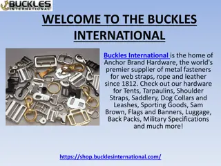 Buy Clips and Dees at Buckles International