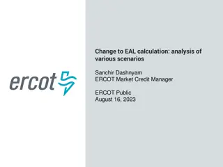 Analysis of Change in EAL Calculation Scenarios