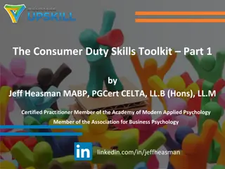 Enhancing Consumer Understanding and Support: The Consumer Duty Skills Toolkit