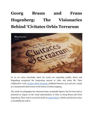 Georg Braun and Frans Hogenberg: The Visionaries Behind 'Civitates Orbis Terraru