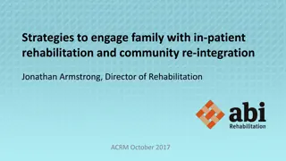 Strategies for Family Engagement in Rehabilitation Programs