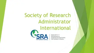 Society of Research Administrator International - Global Research Management Community