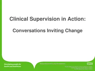 Conversations Inviting Change in Clinical Supervision