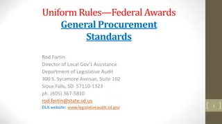 Federal Awards Procurement Standards