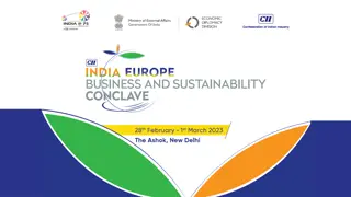 India-Europe Economic Cooperation Conclave: Driving Future Partnerships