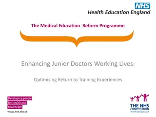 Enhancing Junior Doctors' Working Lives: Challenges and Solutions