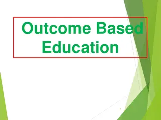 Outcome-Based Education in Engineering Programs