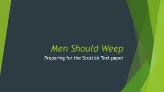 Mastering the Scottish Text Paper: Men Should Weep