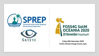 Pacific Climate Change Centre Seminar on GIS and FOSS4G