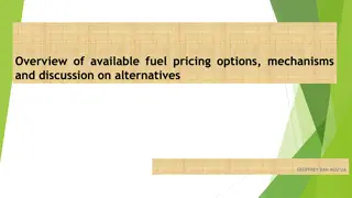 Fuel Pricing Mechanisms and Regulation Overview