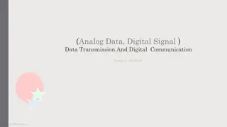 Analog Data and Digital Signal Transmission