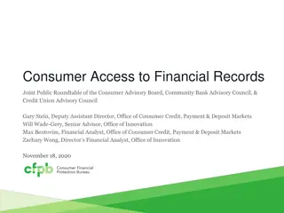 Consumer Access to Financial Records: Insights from Stakeholder Roundtable