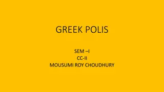 Ancient Greek City-States: Polis, Acropolis, and Agora