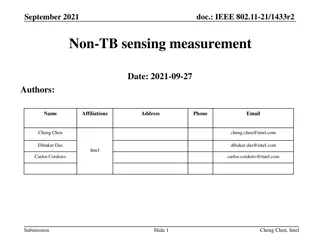 Comparison of Trigger-based vs. Non-Trigger-based Sensing Measurement in IEEE 802.11