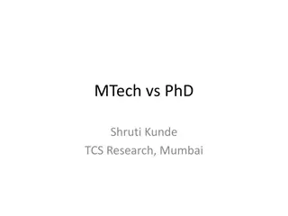 Understanding the Difference Between MTech and PhD Programs