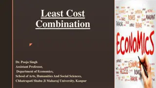 Principles of Least Cost Combination in Economics