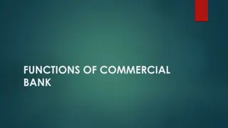 Functions of Commercial Banks