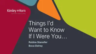 Comprehensive Guide for Robbie Stansifer on Career and Consulting