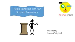 Mastering Public Speaking: Tips for Student Presenters