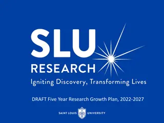 St. Louis University's Five-Year Research Growth Plan & Achievements