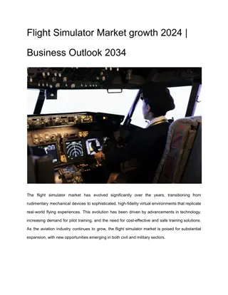 Flight Simulator Market growth 2024  Business Outlook 2034