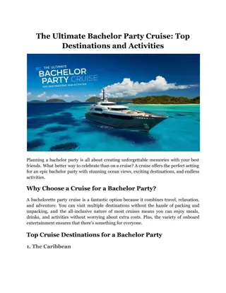 The Ultimate Bachelor Party Cruise_ Top Destinations and Activities