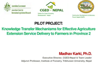 Enhancing Agriculture Extension Services in Nepal: Recommendations and Challenges