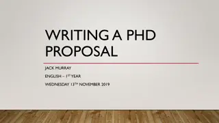 Attention and Relevance in English PhD Research