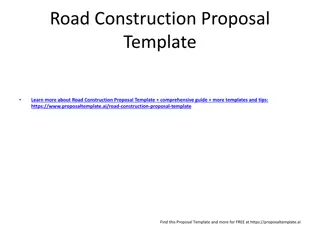 Road Construction Proposal Template & Comprehensive Project Guide