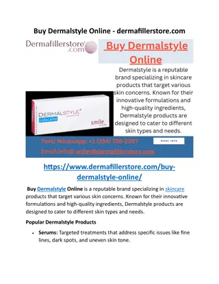 Buy Dermalstyle Online - dermafillerstore.com