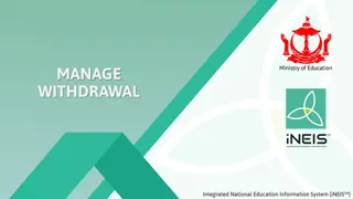 Student Withdrawal Management Process