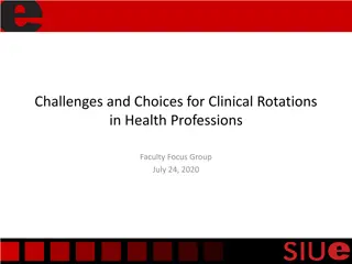 Navigating Challenges in Clinical Rotations for Health Professions Faculty