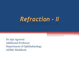 Refraction in Ophthalmology