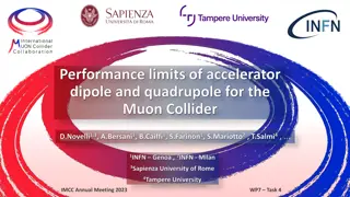 Performance Limits of Accelerator Dipole and Quadrupole for Muon Collider