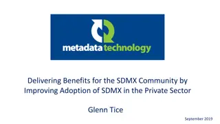 Enhancing SDMX Adoption in the Private Sector: Strategies and Case Studies