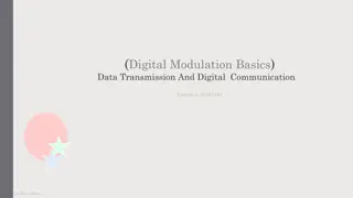 Digital Modulation in Data Transmission