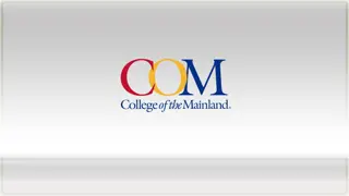 Student Workstudy Orientation at College of the Mainland (COM)