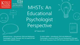 Role of Educational Psychologists in Mental Health Support Teams