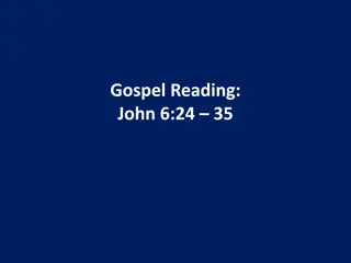 The Bread of Life in Gospel Reading John 6:24-35