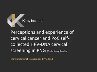 Perceptions and Experiences of Cervical Cancer and PoC Self-Collected HPV-DNA Cervical Screening