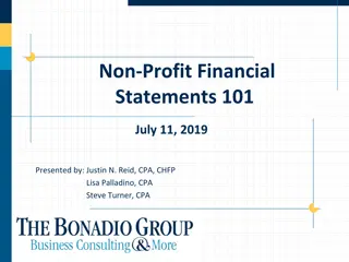 Non-Profit Financial Statements: Key Insights